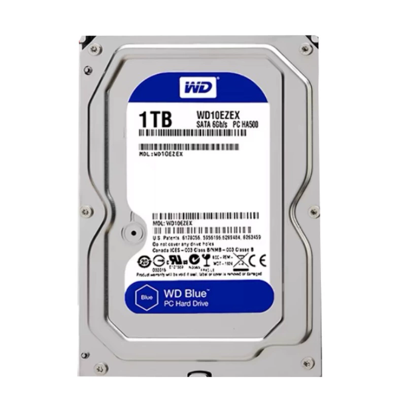 Запоминающее устройство Western Digital 1T2T3T4T6T механический жесткий диск для настольного компьютера, игровой синий диск, SATA, последовательный интерфейс, мониторинг жесткого диска