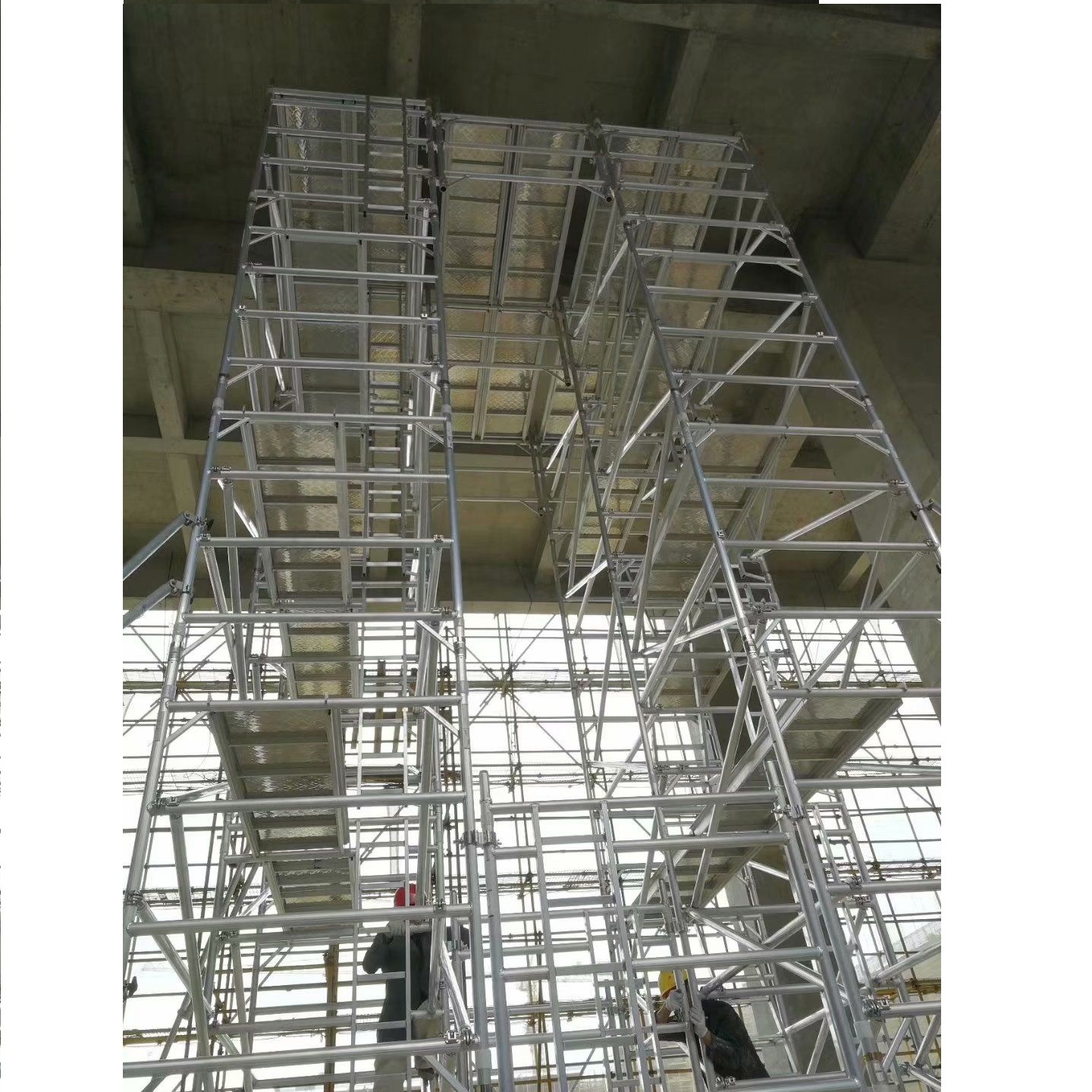 外贸款scaffold铝合金脚手架出售创意款一件起订亚马逊脚手架及其