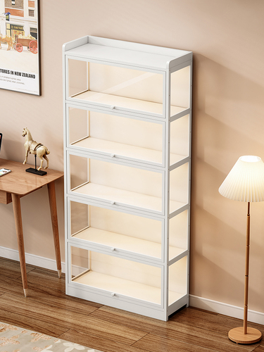 Bookshelf rack floor-standing non-solid wood children's simple bookcase space-saving student desk multi-layer storage rack home