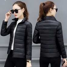 羽绒棉服女2023新款轻薄立领秋冬棉衣短外套修身工装棉袄洋派百搭