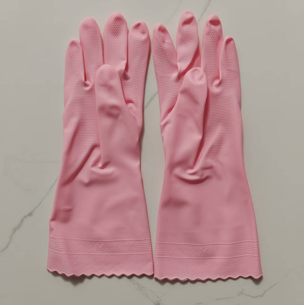 Guantes para lavar platos para mujer, PVC grueso, limpieza del hogar, impermeables, de látex, duraderos, para lavar ropa, fregar platos, de goma, para uso doméstico.