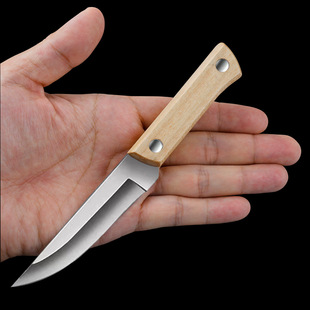 Stainless steel bone cutting knife kitchen thickened handle cutting knife meat cutting knife bone cutting knife hand-grilled meat grab lamb chops dinner knife