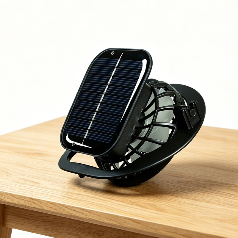 Air fan solar-powered