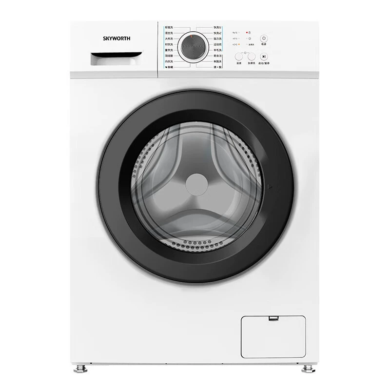 Skyworth 6,5 кг GF6518UB _ белый ледяной кристалл дизайн бочки самоочищающе функция 6.5KG барабанная стиральная машина