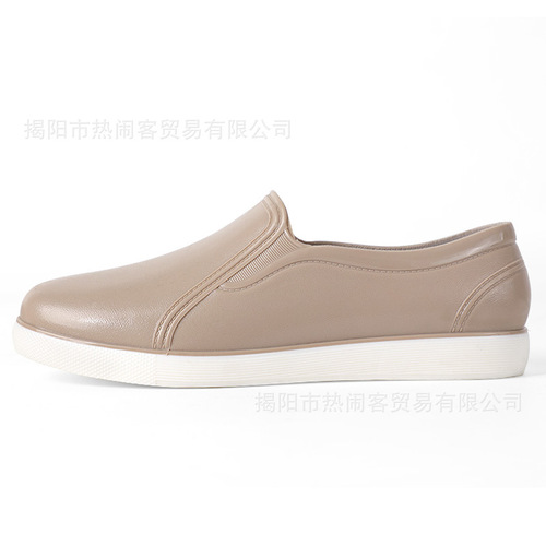 Spring and Autumn Low-top Women's Fashion Waterproof Shoes Kitchen Anti-slip Rubber Shoes Outdoor Women's Water Shoes Rain Boots Waterproof Feet Shoes