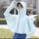 Ice Silk Sun Protection Clothing Women's Summer Thin Loose Slimming Bike Shawl Breathable Blouse Short Sun Protection Clothing Jacket