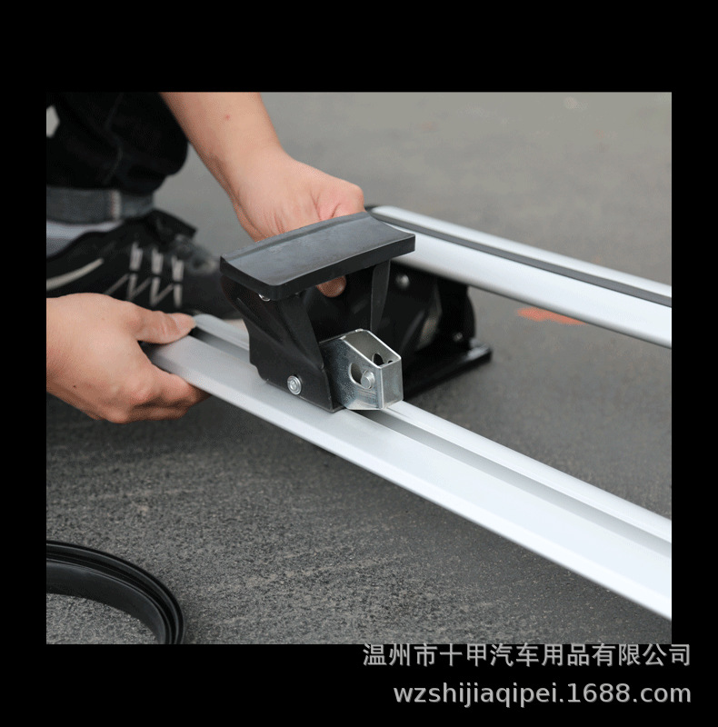 Universal Aluminum Alloy Roof Rack for Sedan, Hatchback, Pickup Truck, Suv, Bare Roof, Heavy-Duty Luggage Rack