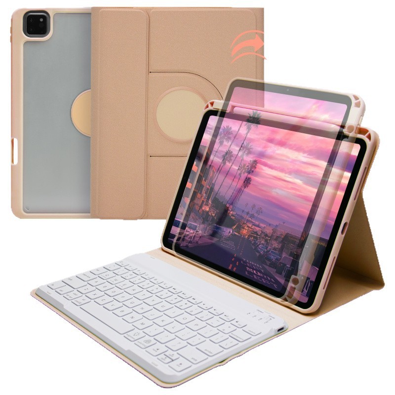 Apple iPad 磁気取り外し可能な回転保護ケース Apple iPad 11inch に適した透明アクリル曲げ防止|undefined