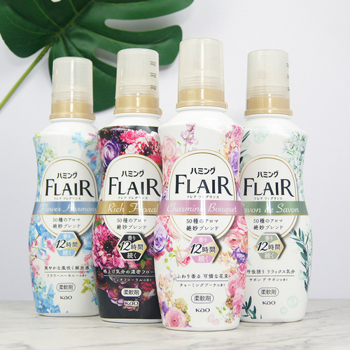 Japanese imported Kao FLAIR fabric softener anti-creasing anti-static care with fragrance 520ml