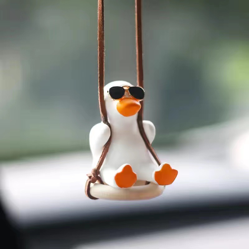 car swing duck pendant