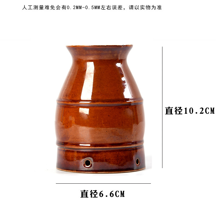 Purple Clay Moxibustion Jar with Gua Sha Cup Function Portable Warm Therapy Device for Home Use 280g quality and texture