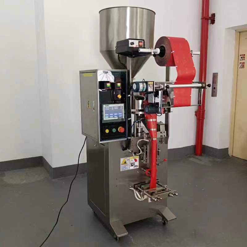 颗料自动包装机，颗粒背封包装机，颗粒凉茶全自动包装机提升