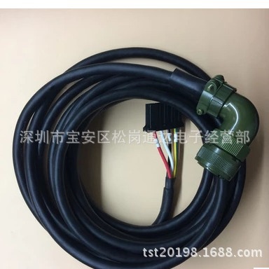适用三菱电机动力线 M70M60 伺服电机电源线 MDS-DM-V3动力线3米