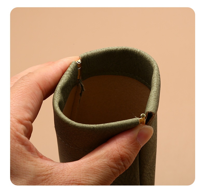 PU Leather Glasses Pouch Auto-Closing Snap Pocket Case for Sunglasses and Eyeglasses Blue 185x90mm preparation