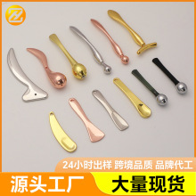 跨境热销款金属眼霜勺化妆品美妆工具挖勺锌合金眼霜棒脸部按摩棒