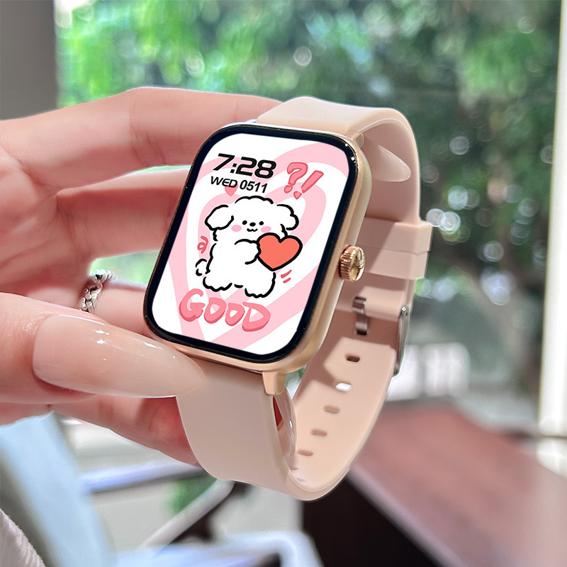 Smart Women's Watch Color Screen Women's Bracelet Blood Pressure Bracelet Heart Rate Watch Alarm Clock Step-counting Multi-function