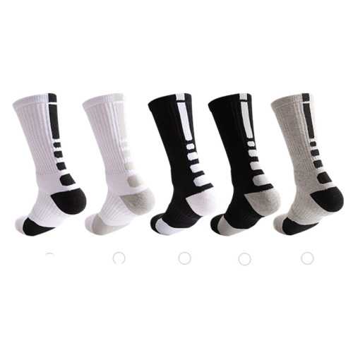 Basketball socks men's thickened towel bottom mid-length running socks deodorant quick-drying outdoor elite socks sports socks