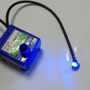 Mute AC water pump DC water pump water shortage power off water pump LED light double color light water pump