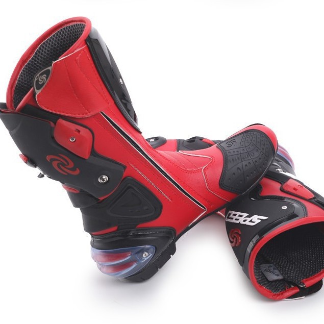 PRO-BIKE botas de montar en motocicleta botas largas para hombres zapatos de motocicleta resistentes a caídas botas de carreras todoterreno