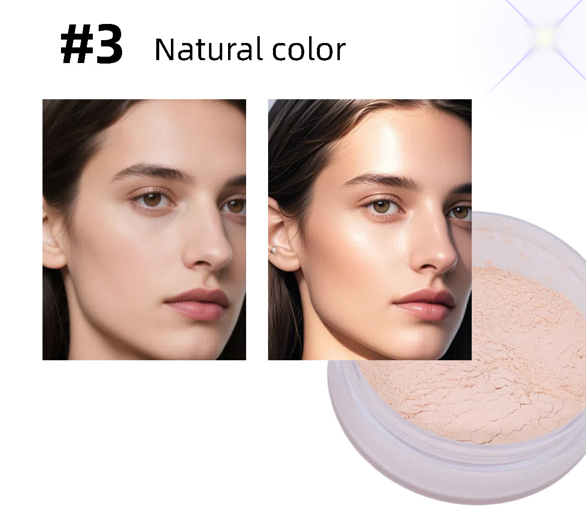 Loose Powder Natural Matte Finishing Setting Powder Oil Control_voghion.com