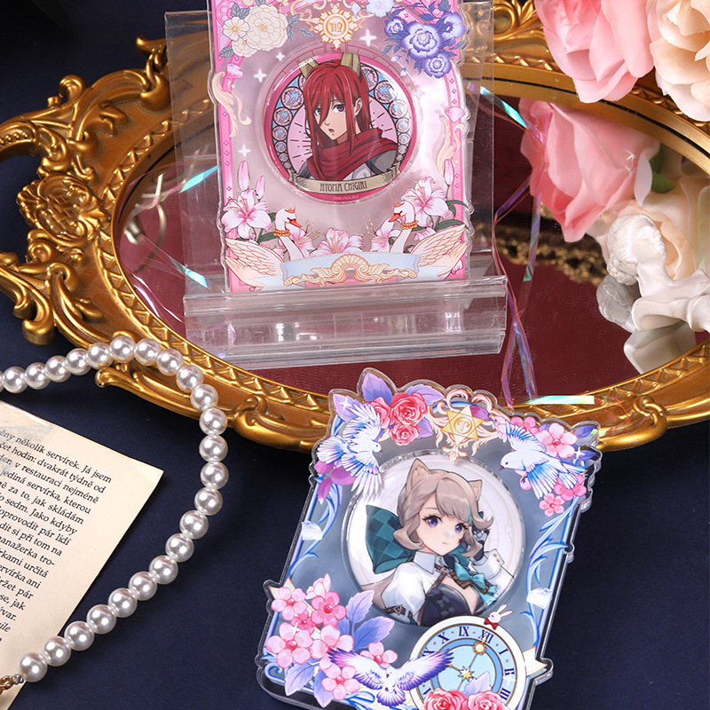 FuTumelo bar acrílico ladrillo doce constelaciones 12 chicas de dibujos animados decoración de ladrillo de almacenamiento de 58mm