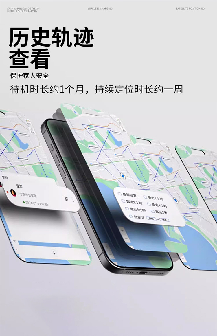 Locator for the Elderly to Prevent Loss, Anti-Slip Shoe Tracker, Anti-Loss Device, Gps with Ultra-Long Standby Time for Tracking Shoes