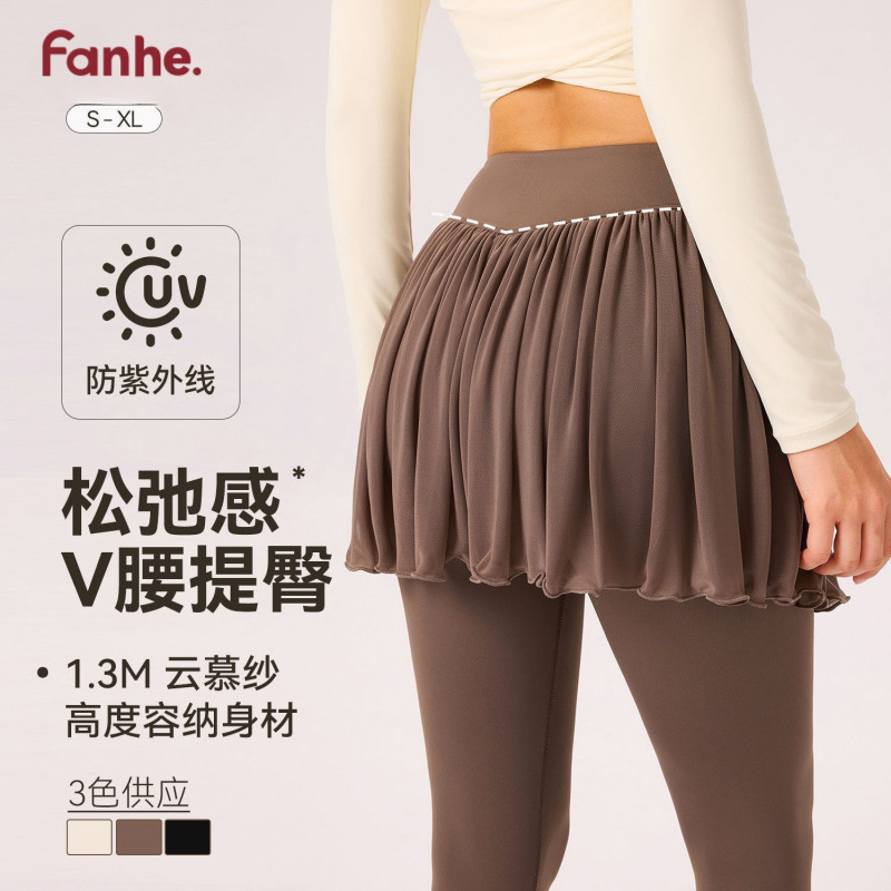 Primavera y verano cintura alta adelgazante ocio corrida matutina, ropa de fitness de cintura V, cintura de cadera, ropa de ejercicio, pantalones elásticas para mostrar piernas largas