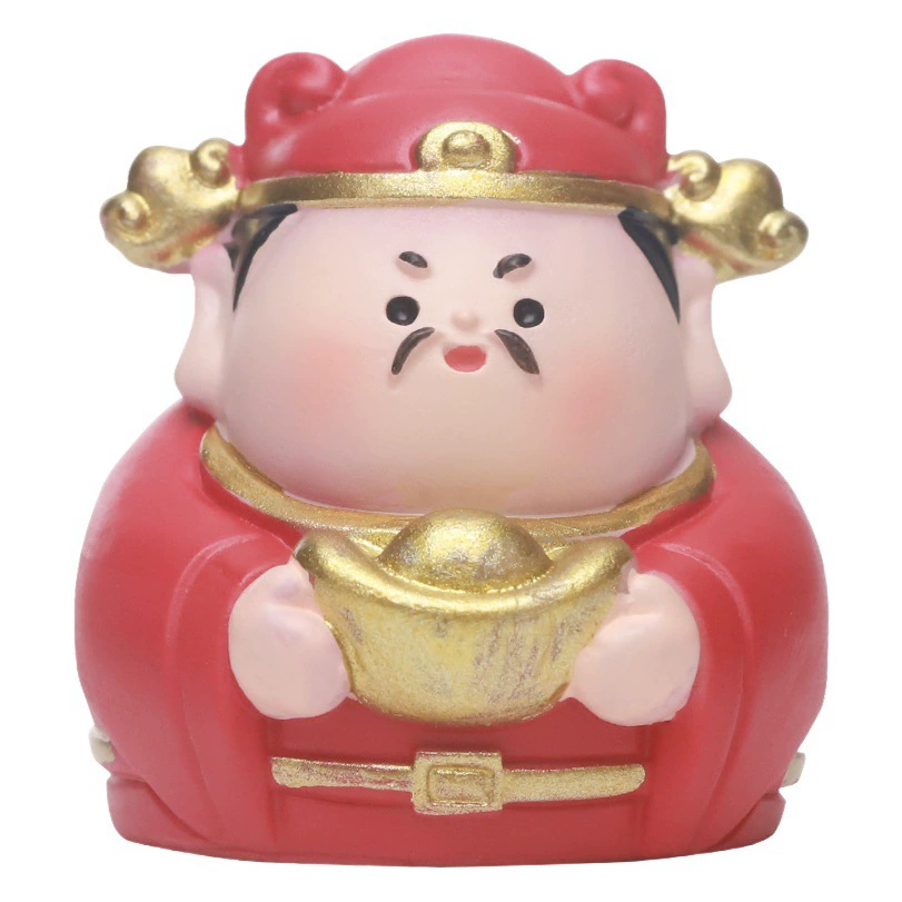 Креативный китайский стиль, Гуань Гун, бог богатства, благословение, украшение для автомобиля, экран из смолы, культурное и креативное украшение для автомобиля, миниатюрная фигурка для машины.