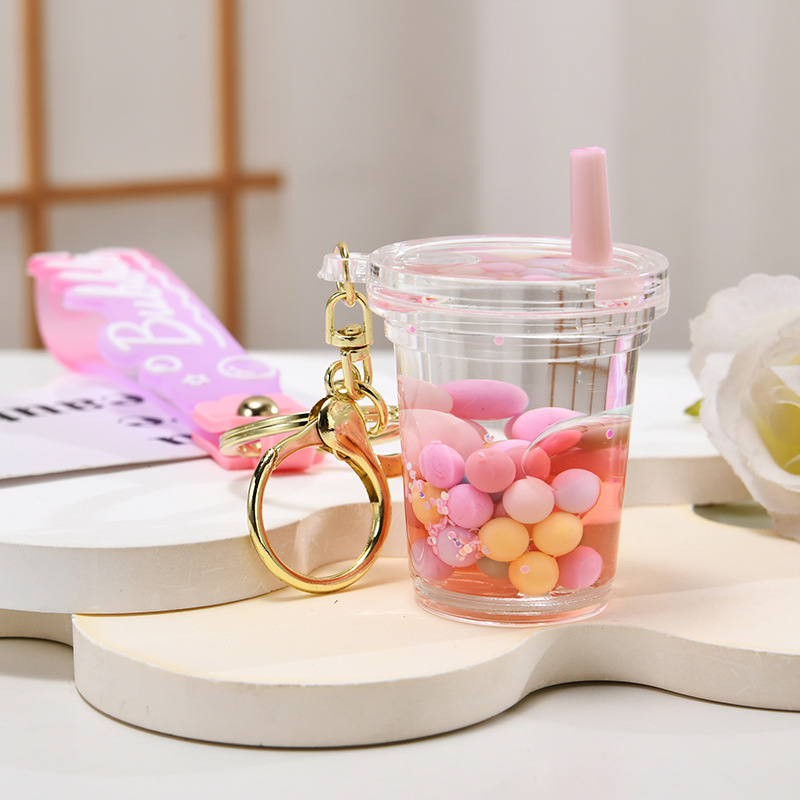 Geometric Pattern Cute Geometric Arylic Unisex Keychain