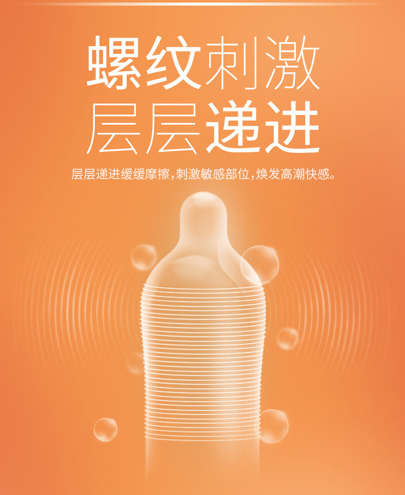 North Orange Scented Ribbed Condoms, Natural Latex, Thin, Medium, 12 Count — detail image 13