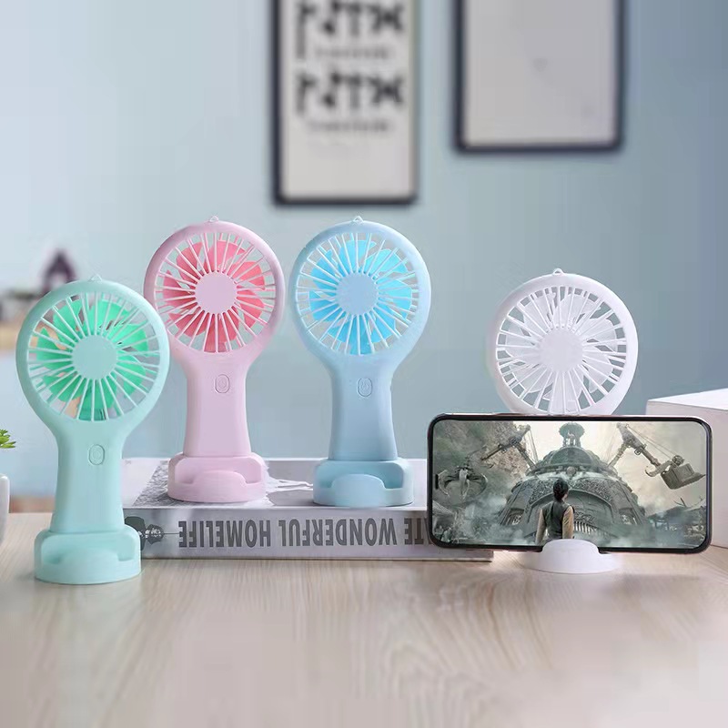 New mini fan USB charging fan handheld fan portable fan wholesale stall live gift