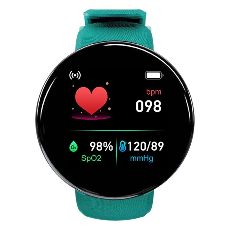 D18S deportes pantalla a color 1,44 transfronteriza regalos al por mayor D18 reloj pulsera inteligente paso a prueba de agua ritmo cardíaco en stock