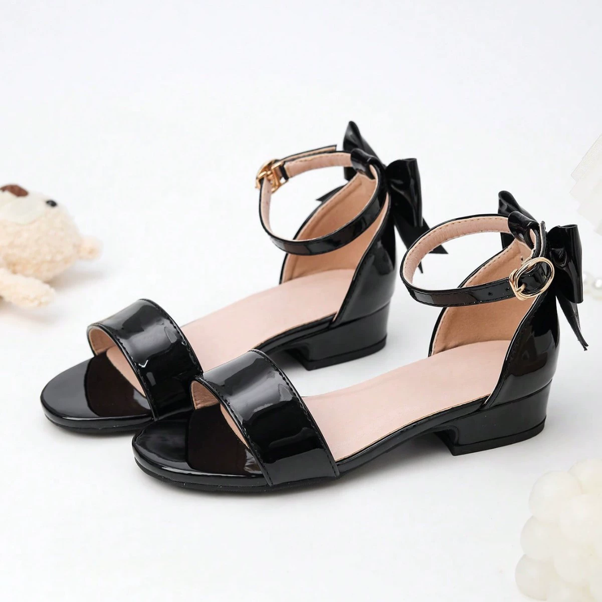 Трансграничная внешнеторговая корейская версия банта с плоским дном и носить сандалии принцессы