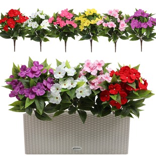 Simulated flowers Artificial azaleas suitable for home furnishings, outdoor indoor garden wedding decoration props wholesale