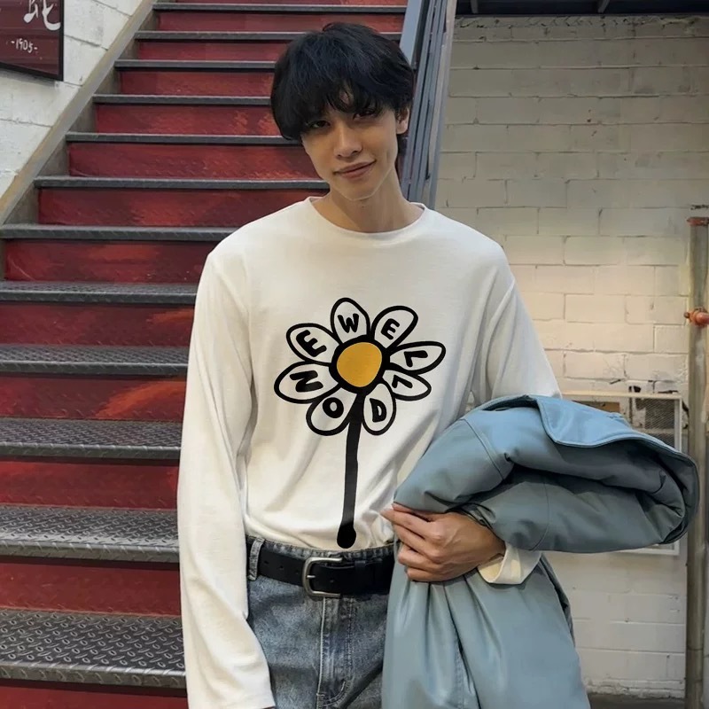 WE11DONE TRACK ニッチトレンドブランド アメリカンメンズ カップル 秋冬 インナー ボトリングシャツ トップス 長袖 Tシャツ|undefined