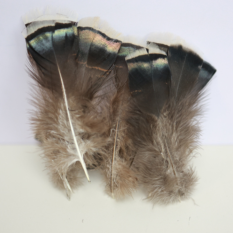 Fábrica al por mayor de bricolaje plumas pequeñas plumas naturales plumas de pollo salvaje plumas de pato jardín de infantes joyas hechas a mano gato divertido material de captura de sueños