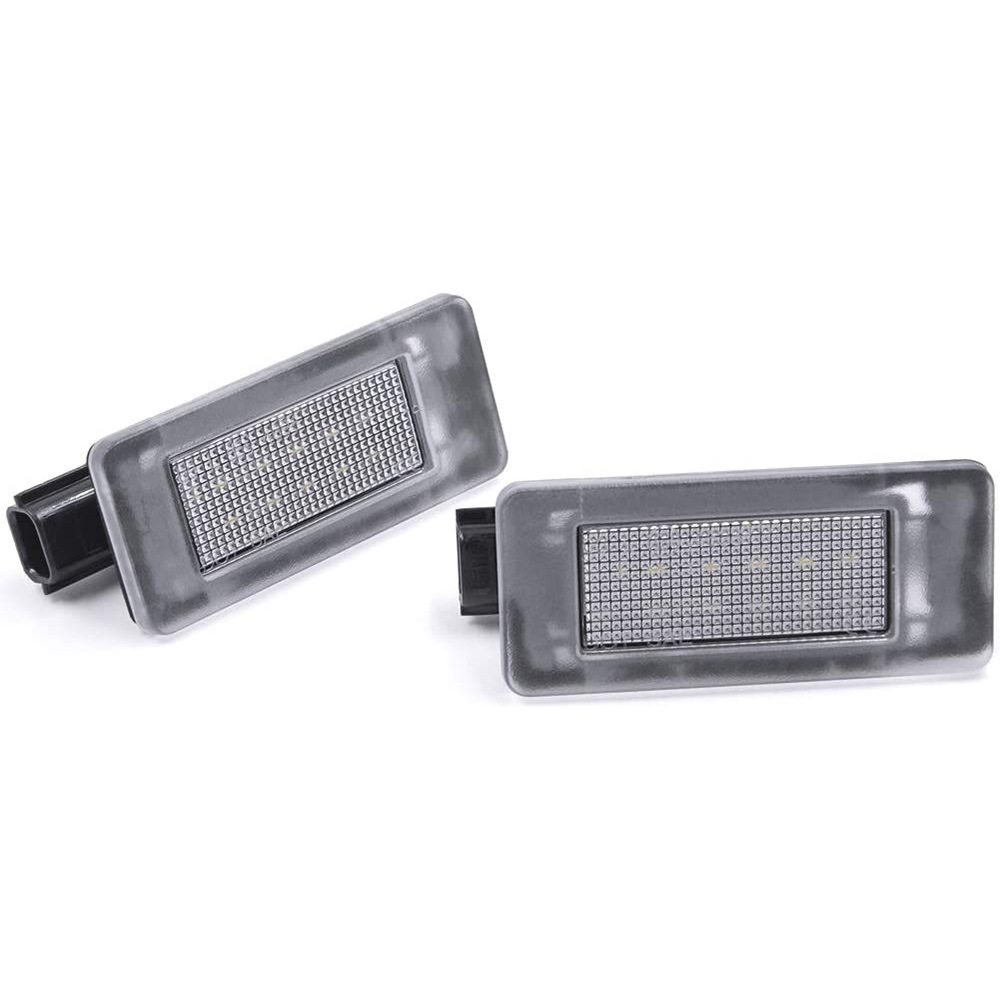 2Pcs18 Lights Black Led License Plate Light Suitable for Nissan Serena C27 16-19 Years Cross-Border Hot Sale