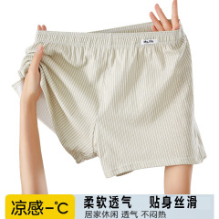 純綿の阿羅のズボンの男性の抗菌の平角のズボンのゆったりしている大きいサイズの家の睡眠のズボンの少年の男性の金の四角の半ズボンの卸売り