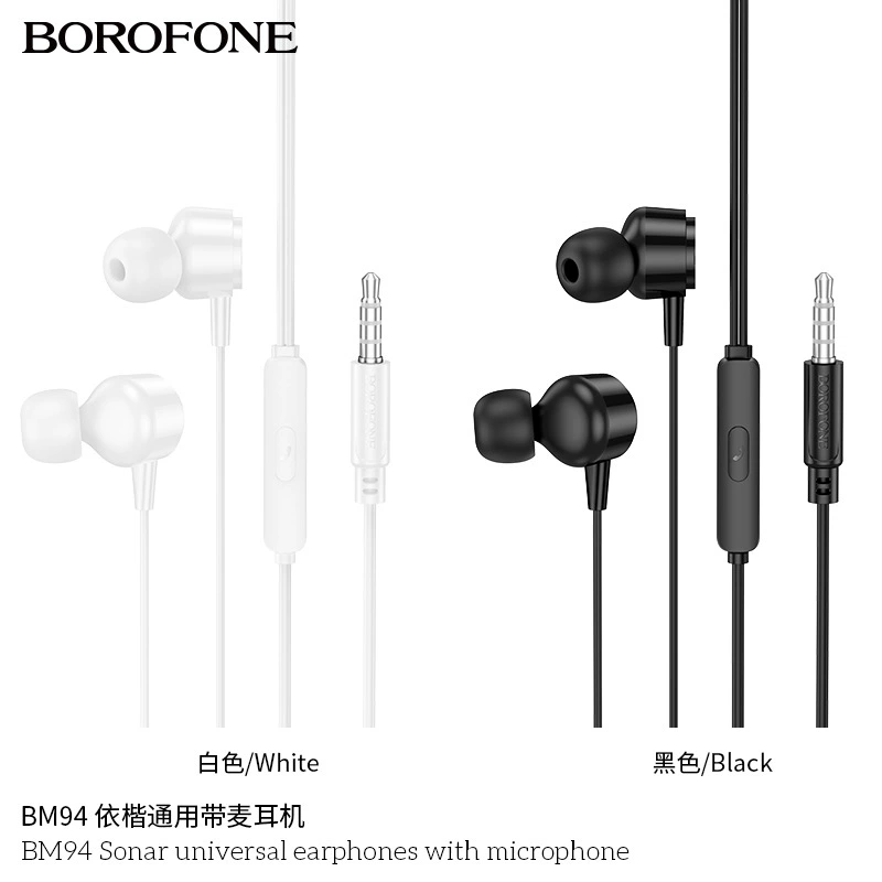 Наушники BOROFONE BM94 Capto-Kai GMB с микрофоном, подходят для интерфейсов 3.5 мм/Type-C