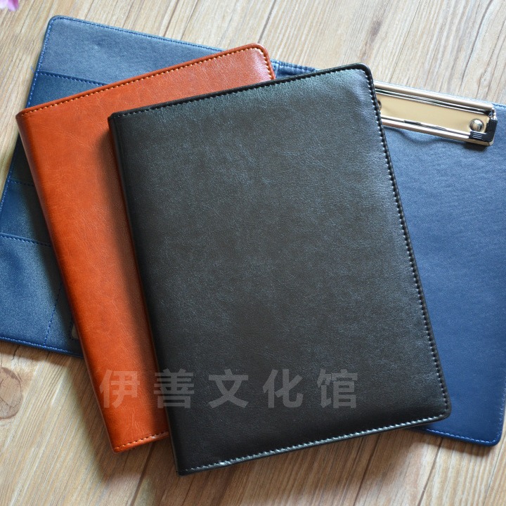 A5A4 Contrato de cuero de imitación este libro de planificación y firma carpeta multifuncional carpeta Gerente de reunión Carpeta de exposición