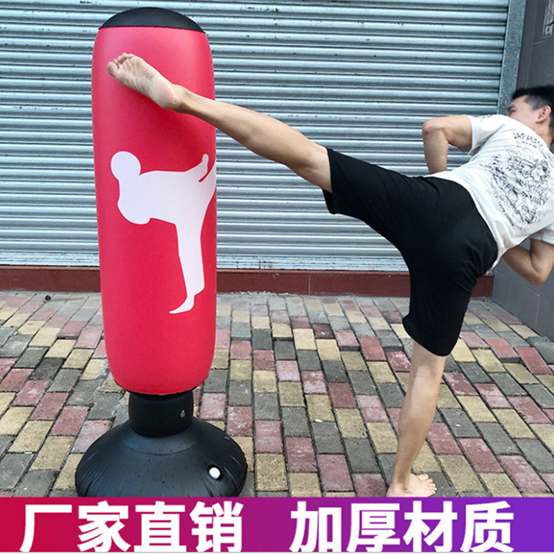 Factory in stock Inflatable Boxing Column Adult Vent Strike Column Children Taekwondo Training Column Tumbler Sandbag