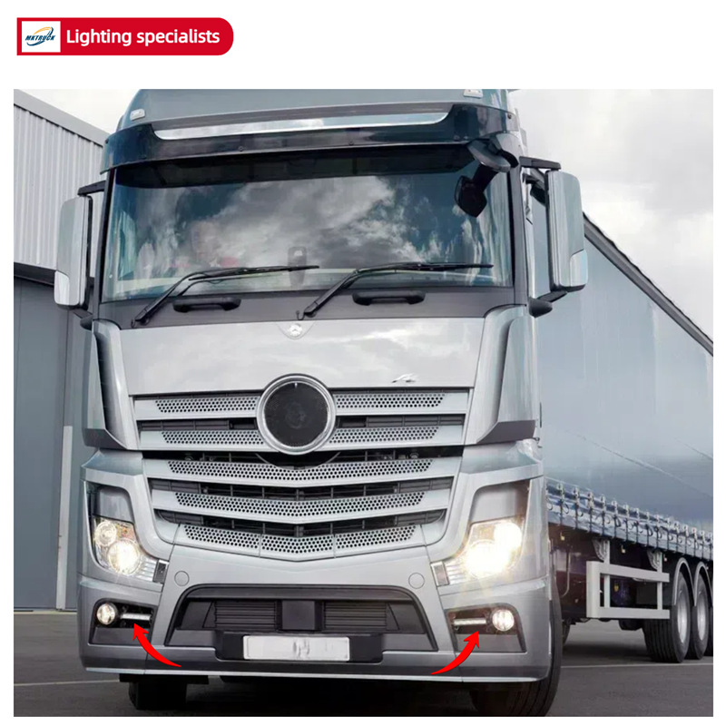Aplicable a Actros Mercedes-Benz Truck MP4 Daylight LED Signal Light 24V Heavy Truck Light