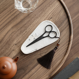 Small scissors cutting tea bag tea art cross stitch thread end window flower pointed mouth mini scissors home sewing scissors creative