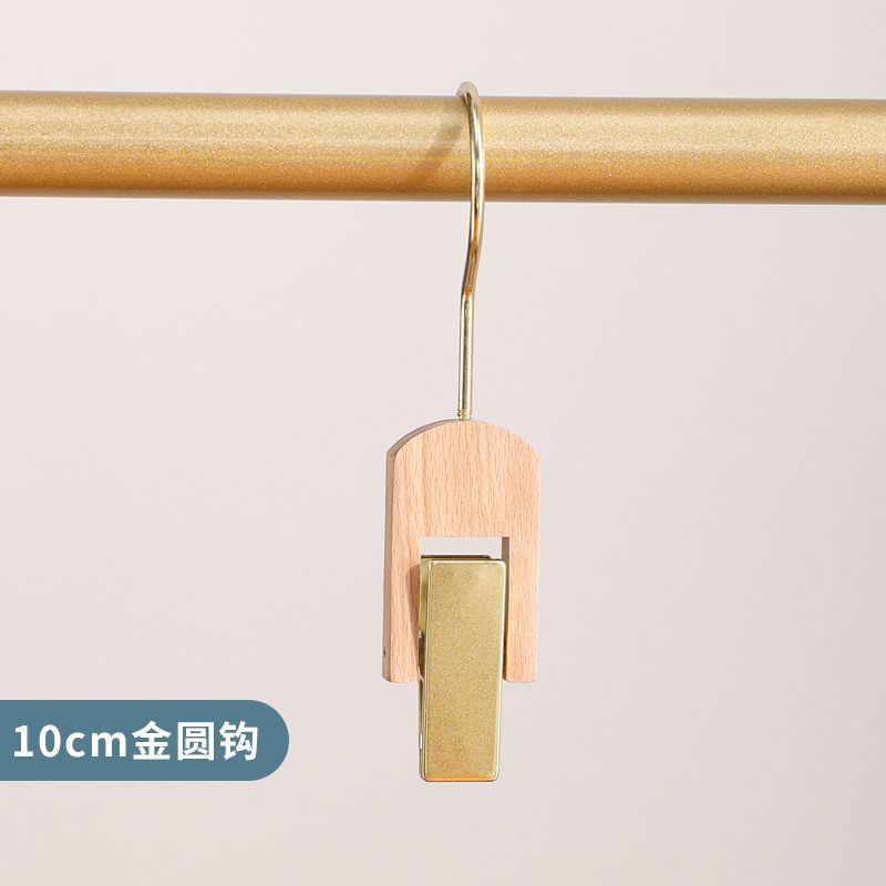 Gancho individual de madera maciza para colgar sombreros, clip individual de madera multifuncional para tiendas de ropa, bufanda, perchero giratorio de madera natural para almacenamiento.