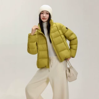2026冬季新款立领短款羽绒服女90白鸭绒宽松面包服时尚百搭外套