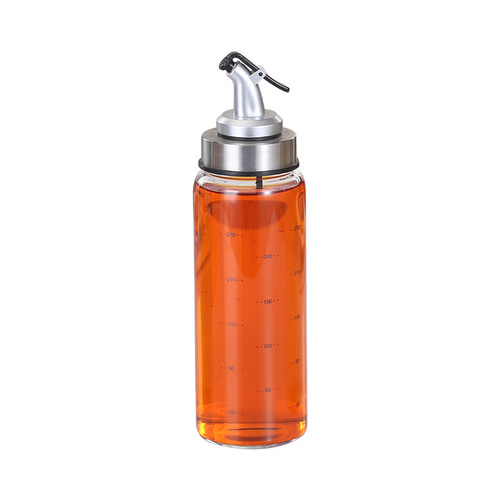 Wholesale glass oil jug dustproof and leakproof kitchen home use oil vinegar bottle oil can sesame oil soy sauce vinegar jug seasoning bottle oil bottle