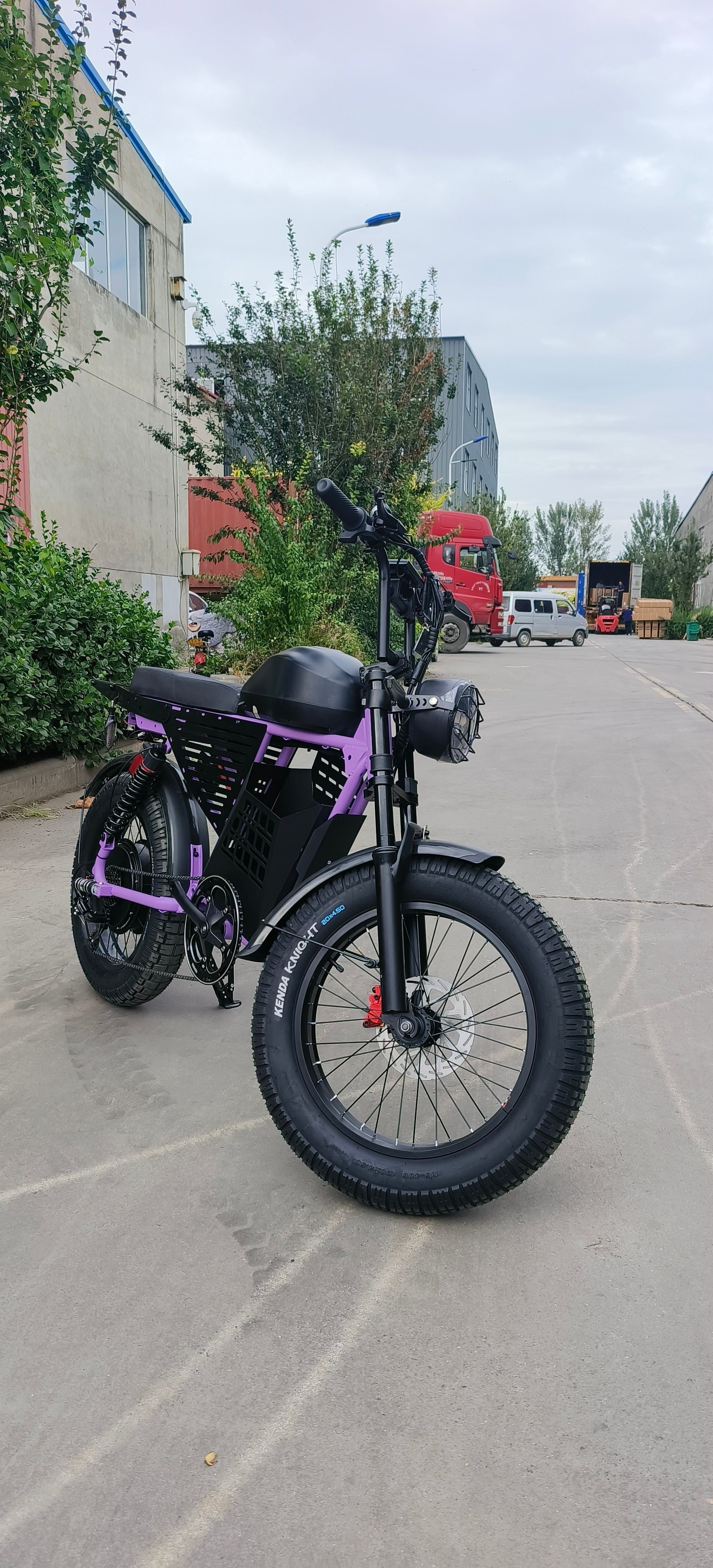 Super73 Style Retro Electric Bicycle Off-Road Fat Tire E-Bike