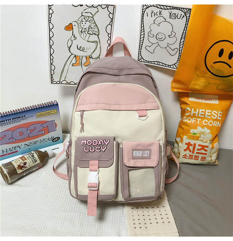 Summer Multi-layer Ultra-light High-capacity Students Backpack display picture 12