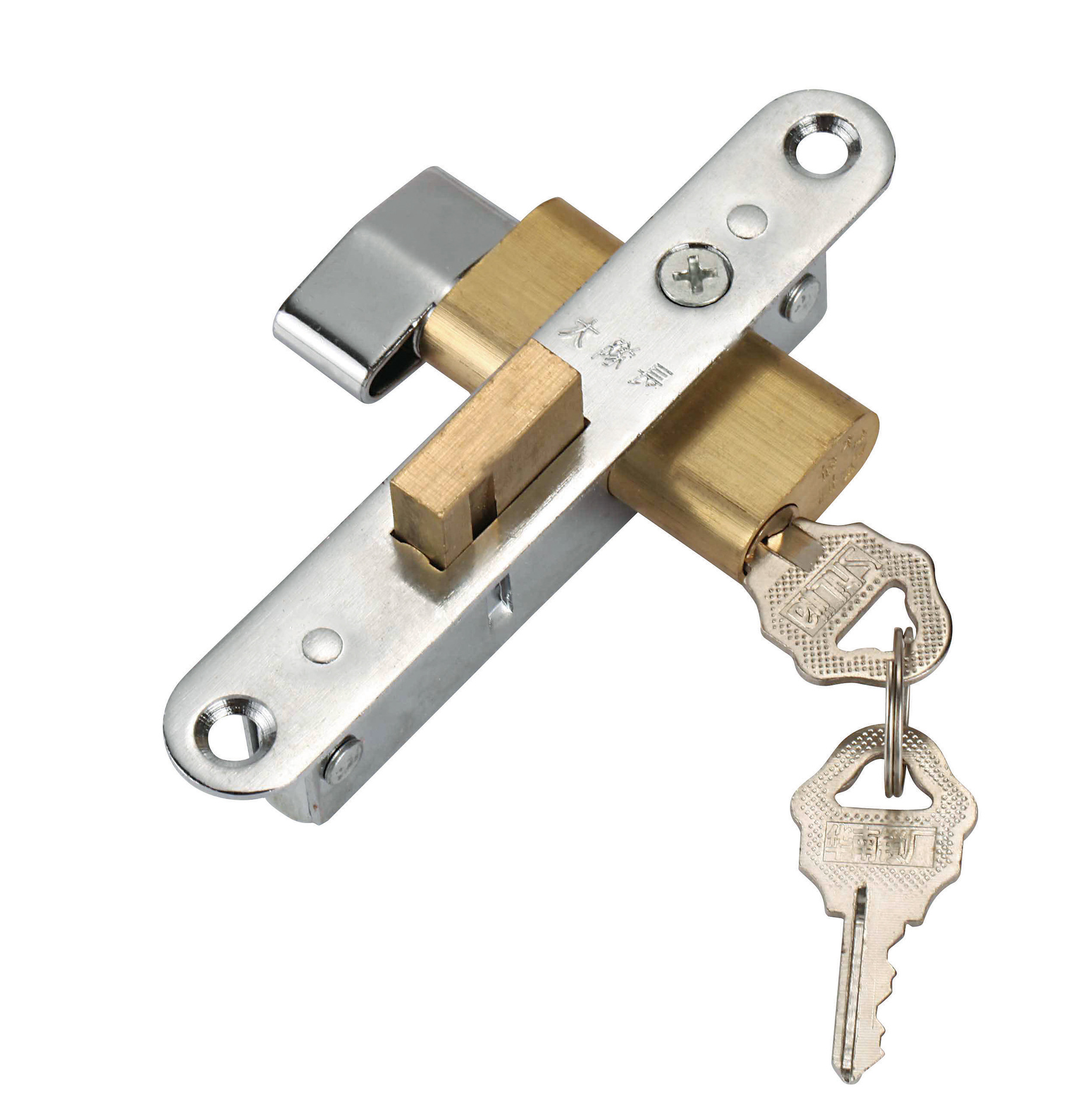 Capitán huari pequeña 554 vinculación aleación de aluminio cerradura de la puerta marco de vidrio enmarcado perfil deslizante cerradura piso primavera puerta