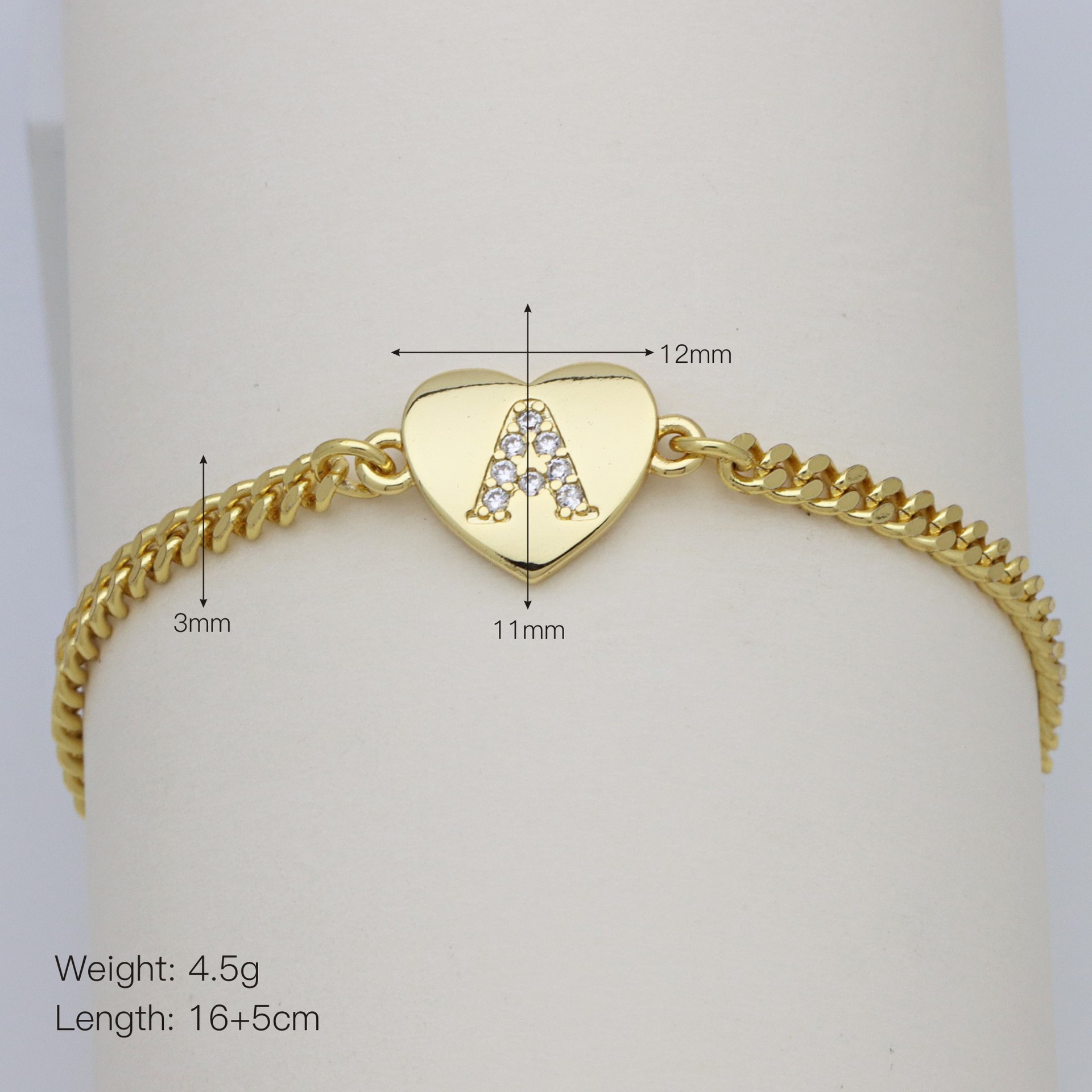 8g Weight Copper Pendant Material Zircon Inlay Material Bracelets Classification Copper Chain Material Cuban Link Chain Curb Chain Chain Type 1 Piece Quantity Holiday, Banquet, Selfie Occasion Copper Material Letter, Heart Shape Pattern All Seasons Season Women's Gender Inlay Design Casual, Elegant, Lady Style Wholesale Jewelry Casual Elegant Lady Letter Heart Shape Copper Zircon Inlay Bracelets Cuban Link Chain Curb Chain 6